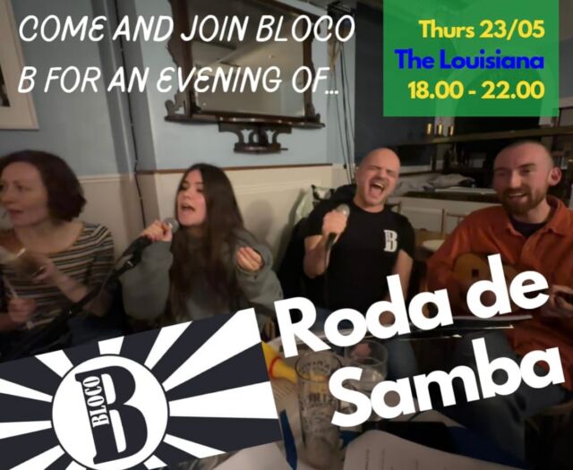 Let’s go!! Join us for our quarterly Roda de Samba tonight 🎶 

FREE Social + Samba open to everyone! 
Invite your friends and family!

📍 @louisiana.bristol 
🕖 Open from 6pm, music starts from 7pm - 10pm 

💫 Abre a roda que hoje tem samba!!